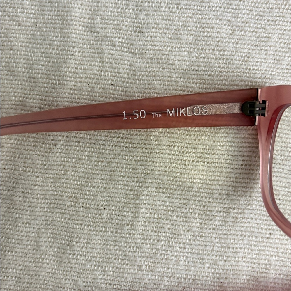 CADDIS the MIKLOS Reading Glasses in Matte Pink +1.50 - Picture 5 of 6